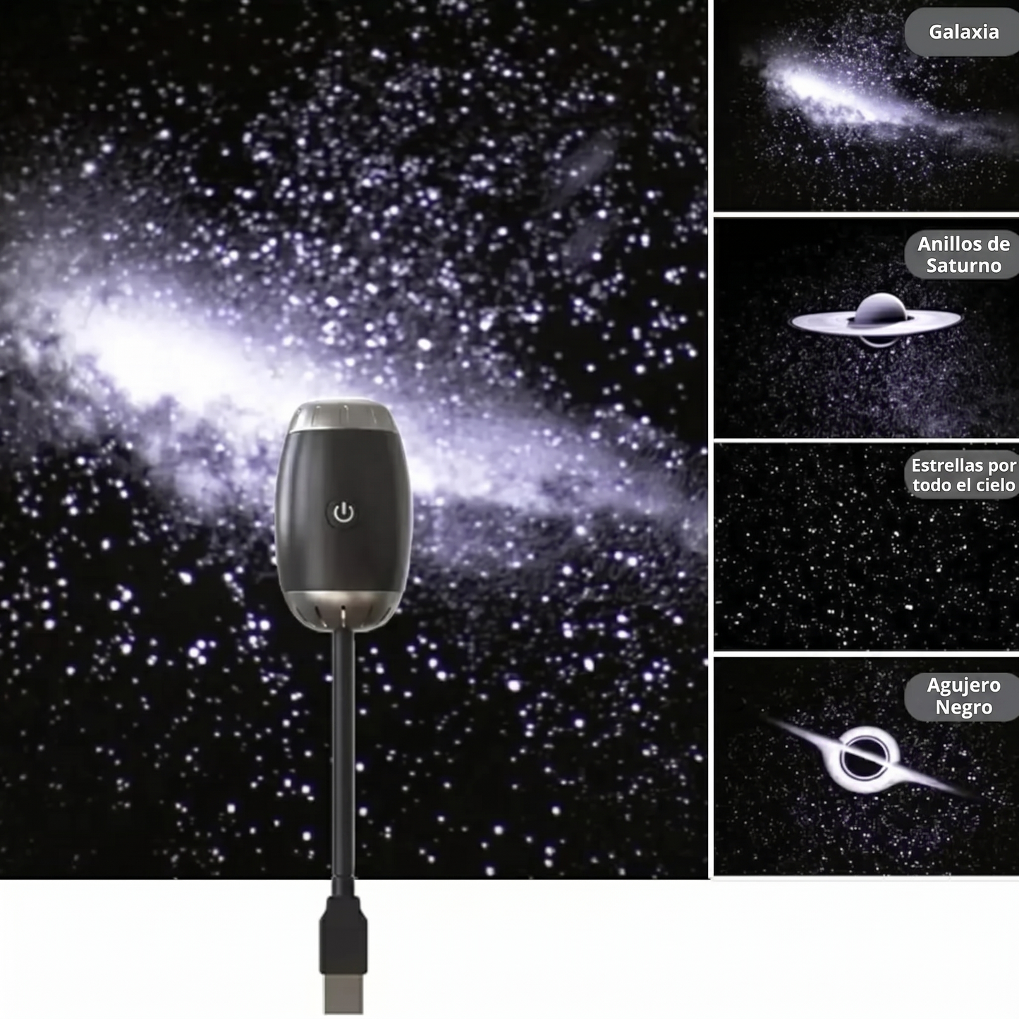 Galaxify™ - Luz Ambiental Portátil 360°